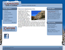 Tablet Screenshot of capstoneeyeclinic.com